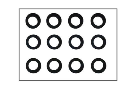 Busa Die-Cutting Lens Shading Tertutup Diterapkan Pada Kamera