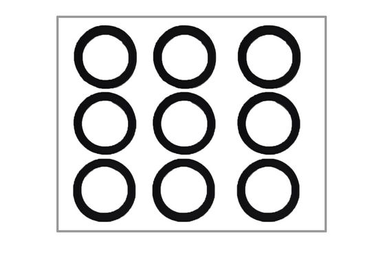 Busa Die-Cutting Lens Shading Tertutup Diterapkan Pada Kamera